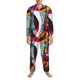 thumbnail image 3 of Balery Abstract Jazz Instrumental Pijama para Hombre de Dos Piezas con Manga Larga, Conjunto de Dormir y Descanso Suave con Bolsillos-X-Large, 3 of 7