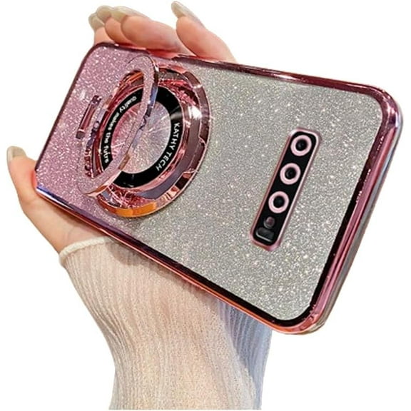 Case for Samsung Galaxy S8 Case Sparkle Cute with Stand Phone Case Compatible with MagSafe Slim Glitter Card Shockproof Protective Women Girls Case for Samsung Galaxy S8 Pink YD