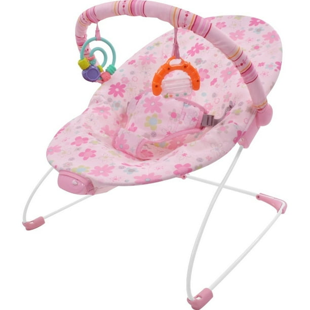 Bouncer Silla Mecedora Bebe Con Juguetes Portatil Little monkey Portatil Juguetes Rosa