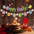 thumbnail image 5 of Easter Party Decoration Bunny Carnival Banner Rabbit Egg Patch Garland for Festive Spring Holiday Decor Reusable Indoor Outdoor Celebration Supplies, 5 of 5