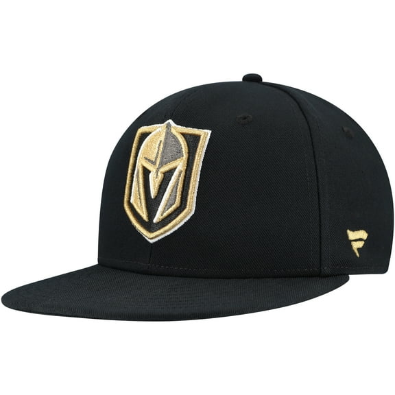 Men's Fanatics Black Vegas Golden Knights Core Fitted Hat