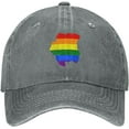 thumbnail image 2 of LGBT Flag Map of Suriname Baseball Cap Women Men Hat Vintage Trucker Sun Hat Dad Cowboy Hats, 2 of 8