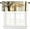Landscape, variant on Green Forest Tree Valance Curtain Pine Coniferou Trees Forest Watercolor Style Rod Pocket Valance Window Treatments Short Curtains for Kitchen Farmhouse Decor 54x18inch