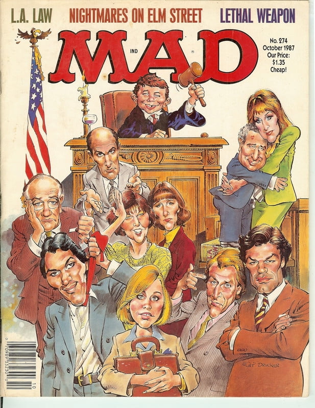 MAD Magazine Vintage Collectible #274 OCT 1987