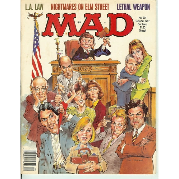 MAD Magazine Vintage Collectible #274 OCT 1987