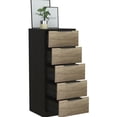 thumbnail image 4 of Particle board 5-drawer multicolor vertical dresser - Useful for storing undergarments, 4 of 4