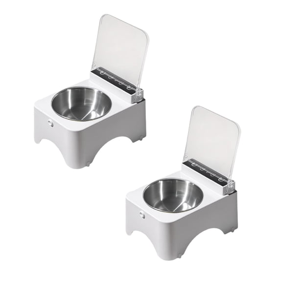 2Pcs Sale Countdown! Smart Feeder With Infrared Sensor Automatic Lid Cat & Bowl Food Dispenser Cat & Dog Bowls 2026!