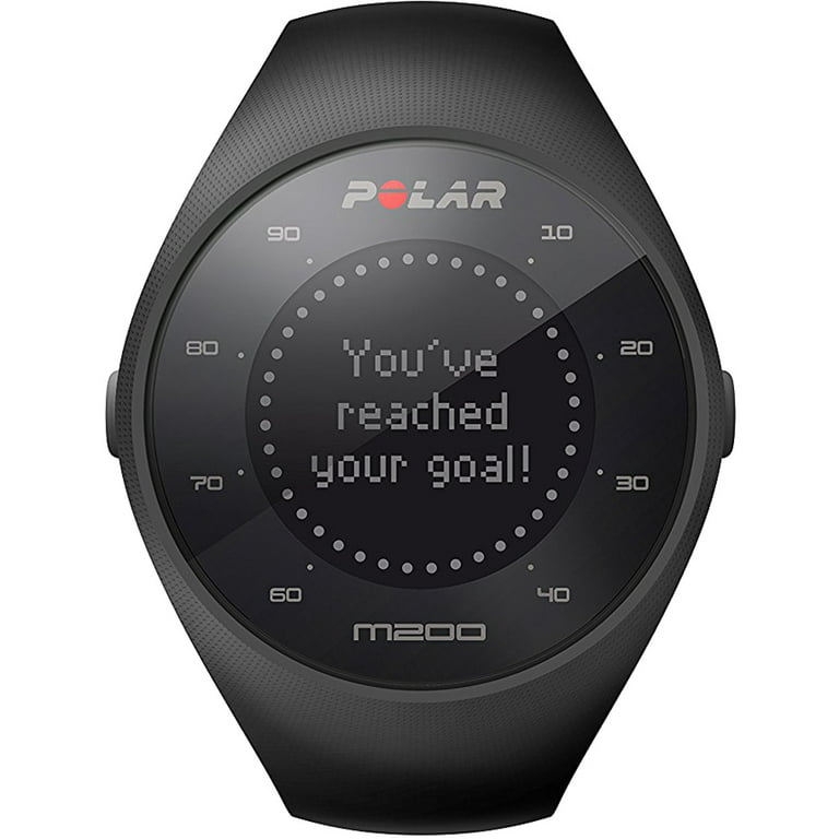 Polar M200 GPS Running with Wrist-Based Rate, Black + Bally Bluetooth Digital Body Mass Scale (Black) + Bluetooth Headphones + 1 Year Extended Warranty - Walmart.com