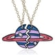 thumbnail image 1 of Collar de la amistad de 2 piezas de Planet Style, collar para dos niñas, regalo de cumpleaños para la mejor amiga, collar para 2, 1 of 5