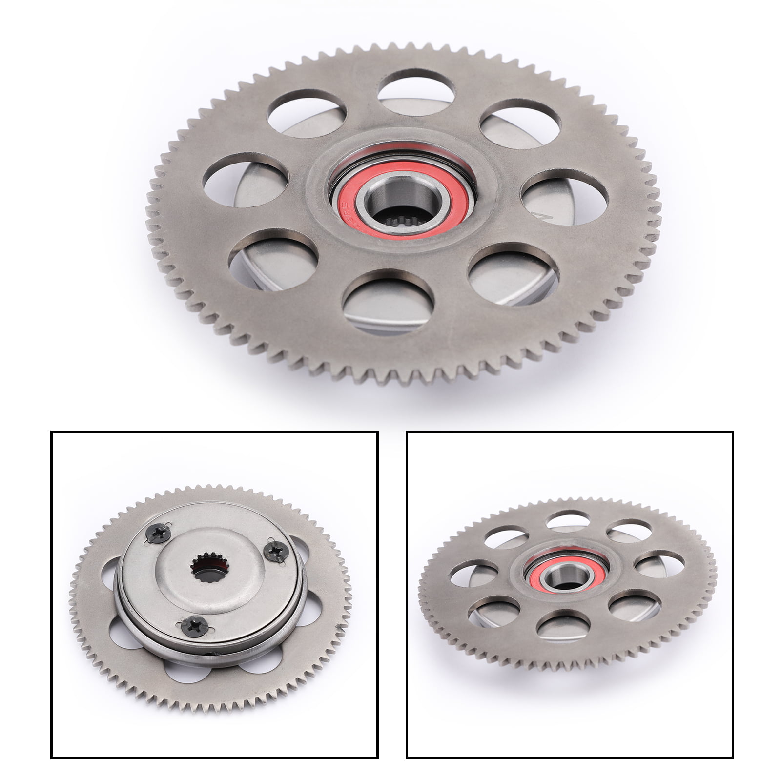 Starter Clutch,MoreChioce One Way Bearing Clutch Kit Fit for Polaris Outlaw Sportsman 90 2007-2014/2016 50 2008-2018 110 2016-2018 12600-45850 12600-29810 13216-S010 3445-031 