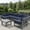 Navy Blue, variant on Covers & all Outdoor CoverRite Foam Seat and Polyfill Back Cushion Set, 5″ Thick Foam, UV Proof Patio Furniture - Gray