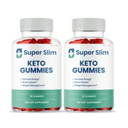 Super Slim Keto Gummies Official, Maximum Strength Dietary Supplement for Men and Women (2 Pack)