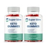 Super Slim Keto Gummies Official, Maximum Strength Dietary Supplement for Men and Women (2 Pack)