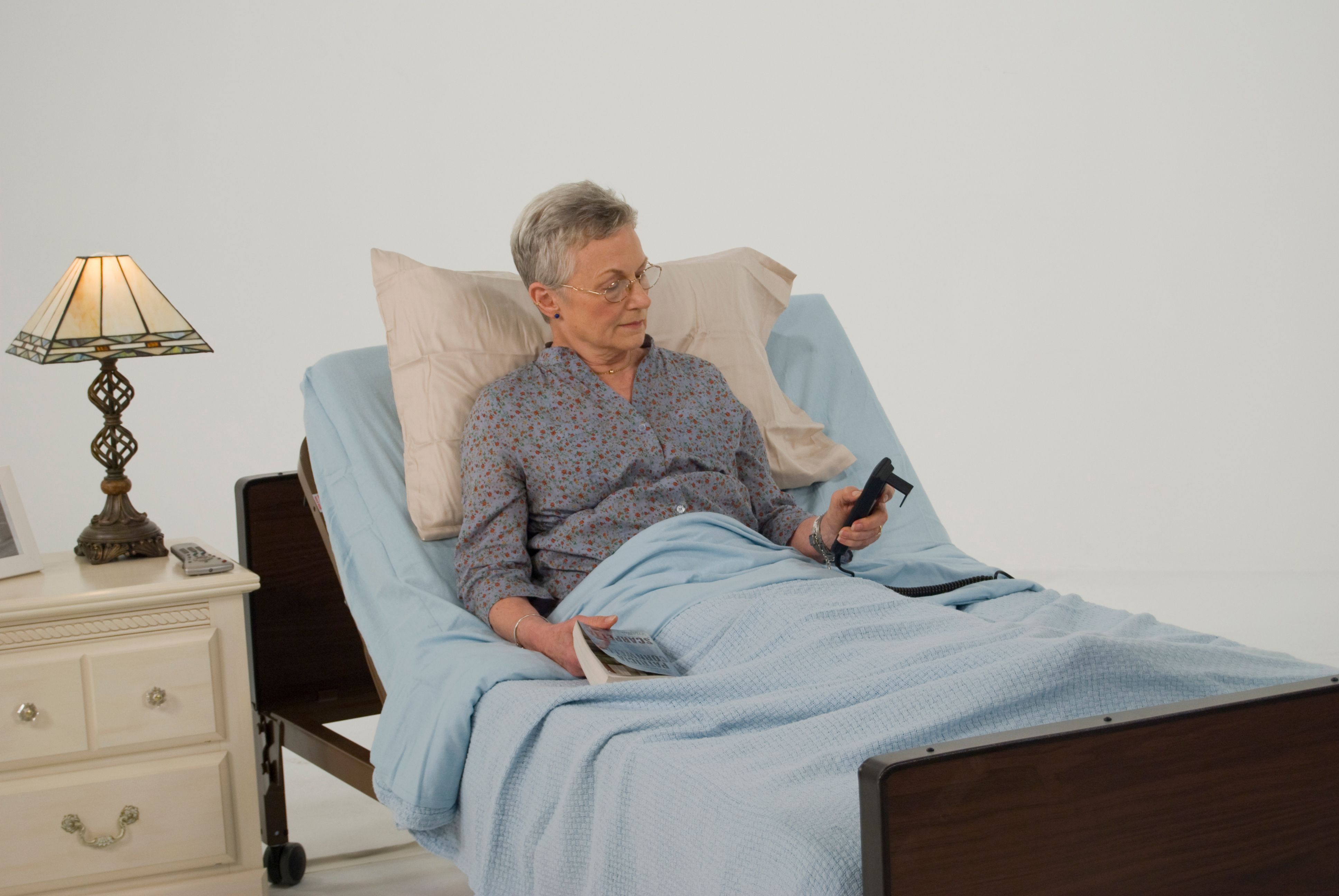 Drive Medical Delta Ultra Light Semi Electric Hospital Bed, Frame Only
