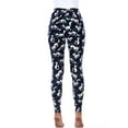 thumbnail image 6 of White Mark Women's Super Soft Cat Print Leggings, 6 of 6