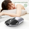 thumbnail image 3 of M203 Computer Mouse Wireless Bluetooth Silent Mouse for Desktop Laptop black, 3 of 5