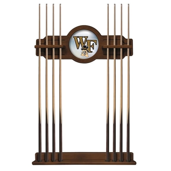 Wake Forest Demon Deacons Eight Stick Pool Cue Rack - Chardonnay