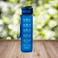 thumbnail image 3 of Bouteille d'Eau Portable en Tritan Grande Capacité Pichet Réutilisable Intérieur Mise en Forme 1,0 L Bleu, 3 of 7