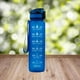 thumbnail image 3 of Botella de agua motivacional Zulema grande de 34 con marcador de tiempo a prueba de fugas sin BPA Azul, 3 of 7
