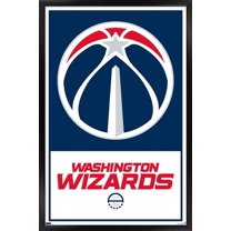 NBA Washington Wizards - Logo 21 Wall Poster, 14.725" x 22.375", Framed