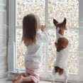 thumbnail image 2 of Window Film, Vinyl Adhesives, Decorative 3D Glass Tint Stickers, Static Door Window Covering, Tinted Window Stickers, Frosted Privacy, Sticker, Pebble Pattern (17.5 inch x 78.7 inch), 2 of 5