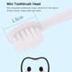 thumbnail image 5 of Cepillo dental suave para niños de 6 a 12 años, diseño ergonómico en colores naranja y azul, pack de 2 unidades, ideal para el cuidado de dientes infantiles., 5 of 6
