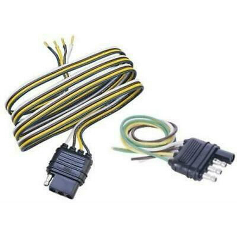 2PC Husky Towing 30247 4-Wire Flat Trailer Wiring Set - Walmart.com
