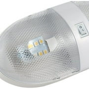 Lumitronics 12V Double LED Ceiling Dome Light RV Interior Lights with On/Off Switch