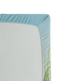 thumbnail image 2 of Ambesonne Nature Fitted Sheet, Spring Time Sunset Lake, Twin XL Size, Blue and Green, 2 of 2
