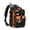 Black/Blaze Orange, variant on Convertible Fishing Backpack Sling Bag with Rod Holder, Adjustable Tactical Water-resistant Tackle Storage Pack FP07