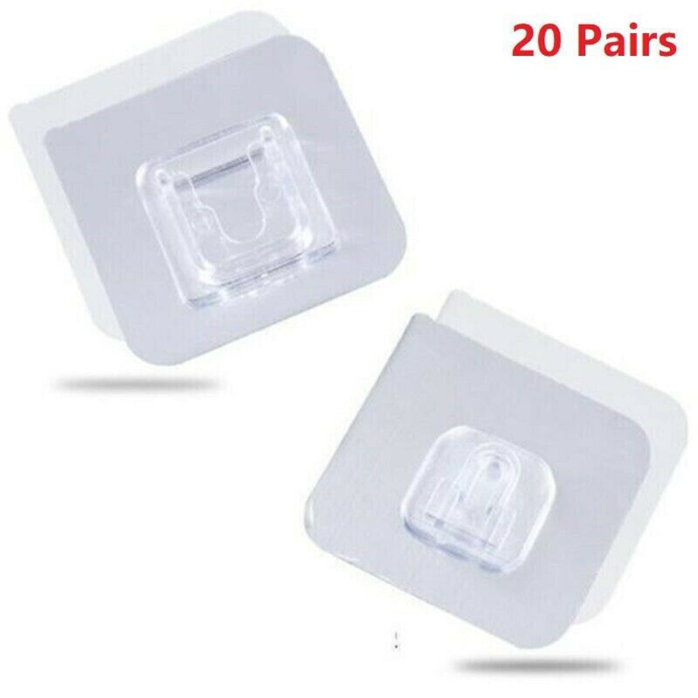50% FACTORY OUTLET Double-sided Adhesive Wall Hooks 2/10/20 PCS