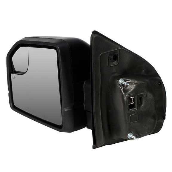 SCITOO Towing Mirror Tow Mirror Black Truck Mirror fit for 2015 2016 2017 2018 For Ford For F150 Pickup Truck with PC LH Power Adjusted Heated Turn Signal Light