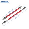 thumbnail image 4 of Unique Bargains 1 Pair Aluminum Alloy 6"-8" 150mm Car Front Bumper Lip Splitter Strut Rod Tie Support Bars Red, 4 of 6