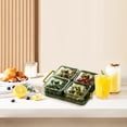 thumbnail image 6 of Kaireo Snack Serving Tray with Lid & 4 Removable Bowls , Divided Platter for Cookies Chips Dip Ideal for Indoor Parties & Gatherings, 6 of 6