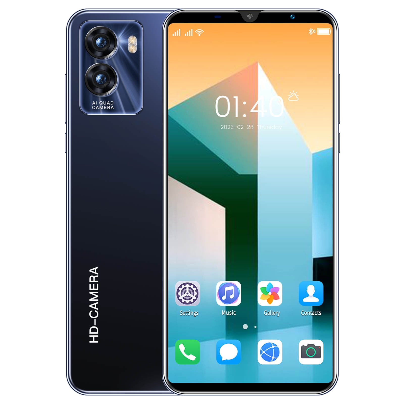FYTPOV Android Phone, R35 Smartphone 5-inch 512mb+ 4Gmemory 1500mAh-long, Exquisite Outdoor Sports Phone(American Regulations), Cell Phones Unlocked