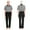 Grey, variant on iiniim Adult Dementia Clothing Alzheimers Adaptive Anti-Strip Jumpsuit with Zipper at Back and Leg for Elderly Men Burgundy L