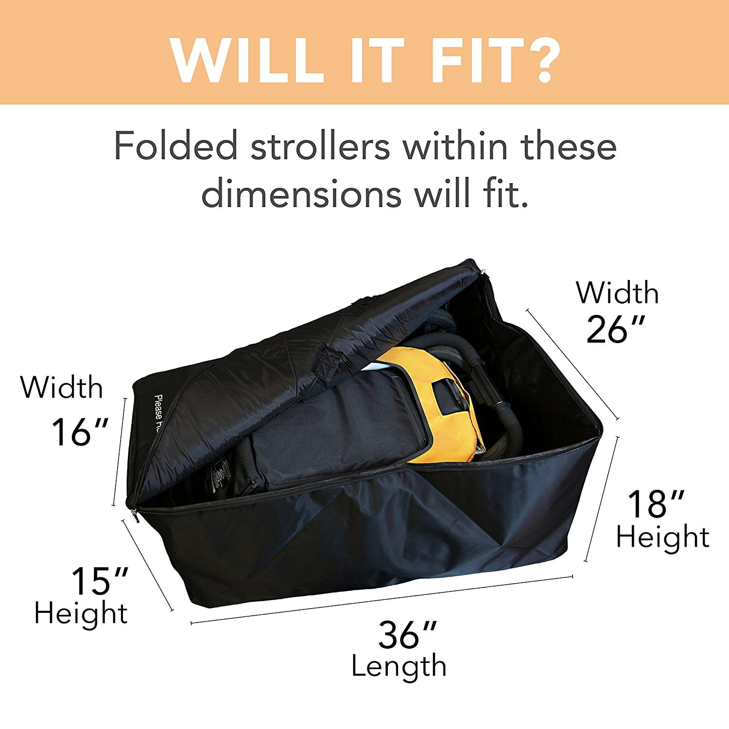 Emmzoe stroller on sale bag