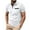 White, variant on Men's Polo Shirt 2025 Short Sleeve Casual Waffle Polo T-Shirt Slim Fit Golf Sports Shirt with Pockets