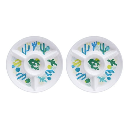 - Mainstays Outdoor Melamine Cactus Chip & Dip Serve Tray, Set of 2