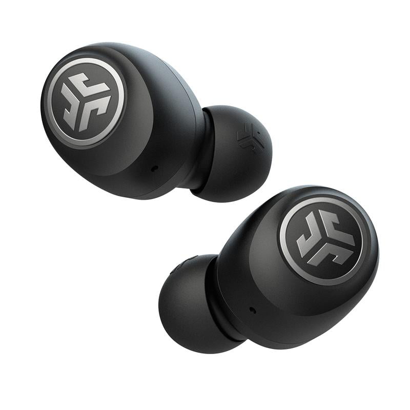JLab Audio Go Air True Wireless Earbuds + Charging Case | Black | Dual Connect | IP44 Sweat Resistance | Bluetooth 5.0 Connection | 3 EQ Sound Settings: JLab Signature, Balanced, Bass Boost