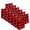 Red, variant on 12Pcs Gift Bags White and Black Buffalo Plaid Kraft Paper Bags with Handle,Shopping Bags, Retail Bags, Brown Paper Bags 100% Recyclable for Christmas, Party, Wedding