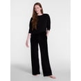thumbnail image 3 of Joyspun Women's Velour Sleep Pants, Sizes XS-3X, 3 of 6