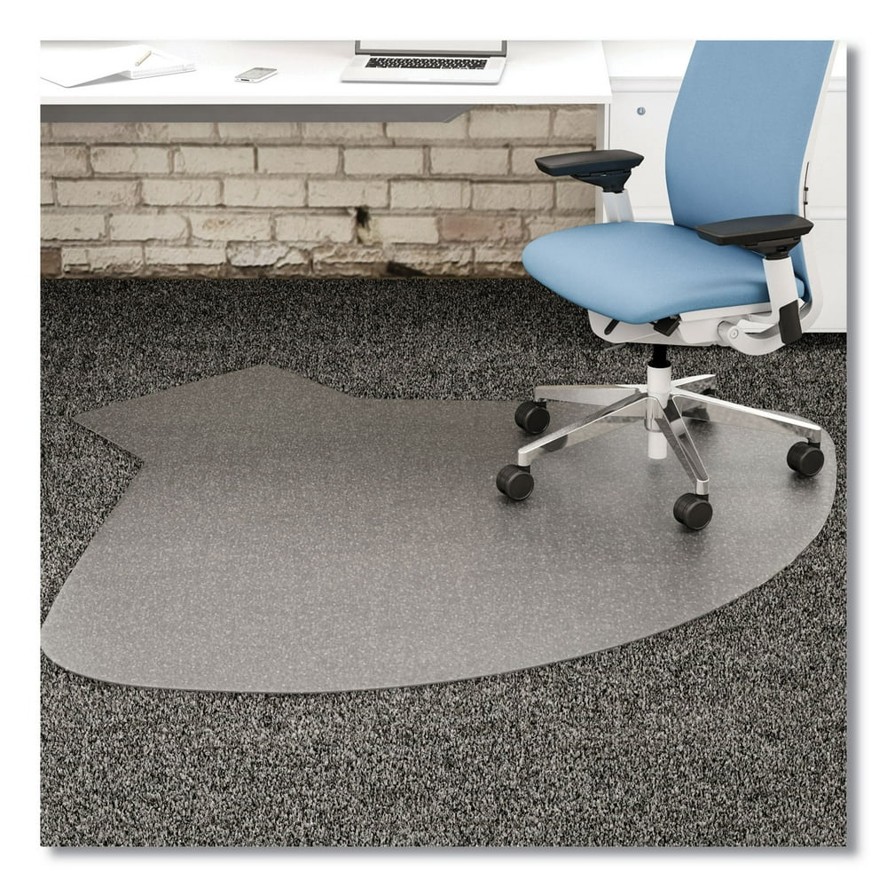Deflecto Supermat Frequent Use Chair Mat, Medium Pile Carpet, 60 X 66