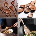 thumbnail image 6 of Greenadscape Small Cooking Utensils Set Coffee Wood Plastic 1 Set 6Pcs 11.0X3.1X0.5In, 6 of 6
