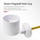 thumbnail image 4 of Soidarity Golf Flagstick Set Portátil Desmontable Ajustable Impermeable Lavable Colorido ABS Agujero Taza Poner Bandera Verde Amarillo Golf Blanco Soidarity OD021174-01, 4 of 6