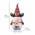 thumbnail image 3 of TIELUTT Christmas Standing Old Man Reindeer Style Decorative Doll Jasmine Ornament Glass Christmas Ornament Phone Christmas Ornament Snowflake Ornament Random Ornament Assortment, 3 of 8