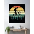 thumbnail image 2 of Mountain Bike - Vintage Downhill Biking Poster Wall Art, Modern Wall Decor, 24x36 UNFRAMED, 2 of 3