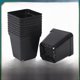 thumbnail image 1 of Base para maceta de plástico cuadrada negra para plantar plántulas cuadradas gruesas, 1 of 5