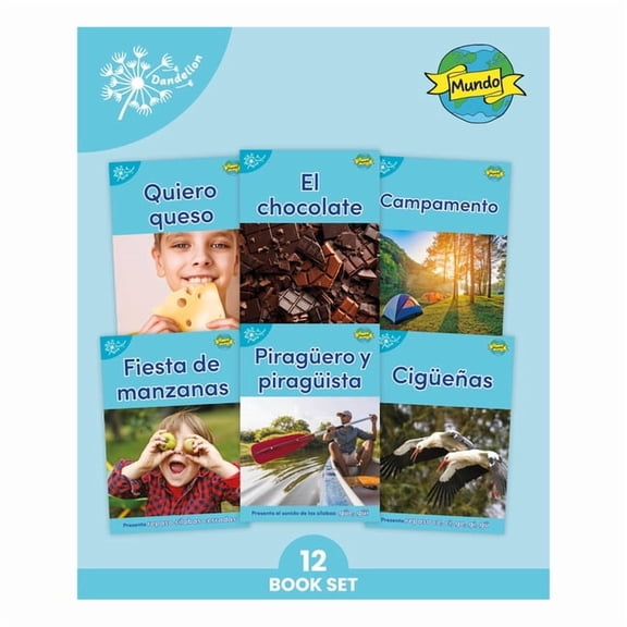 Phonic Books Beginner Decodable Phonic Books Dandelion Mundo Spanish Decodables Set 2, (Paperback)