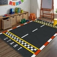 thumbnail image 1 of Dosaele Tapis de Football Décoratif Réduction de Bruit Moderne Sport Tapis de Pépinière Tapis de Sol, 1 of 4